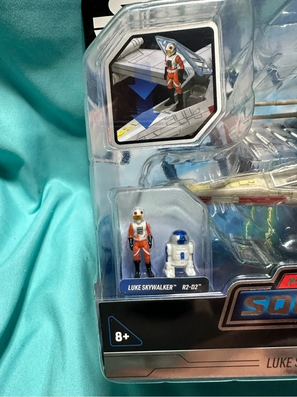 Disney -Star Wars -Luke Skywalker’s X-Wing Micro Galaxy Squadron - Luke & R2-D2